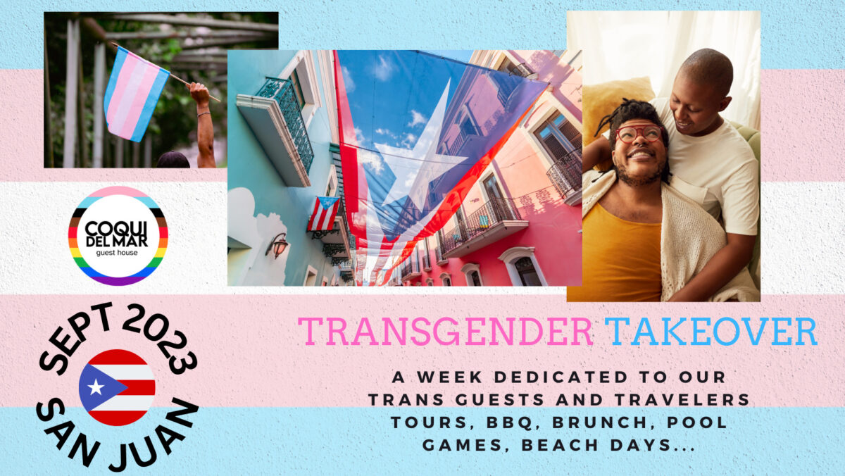 Ad for Transgender Week in San Juan Puerto Rico